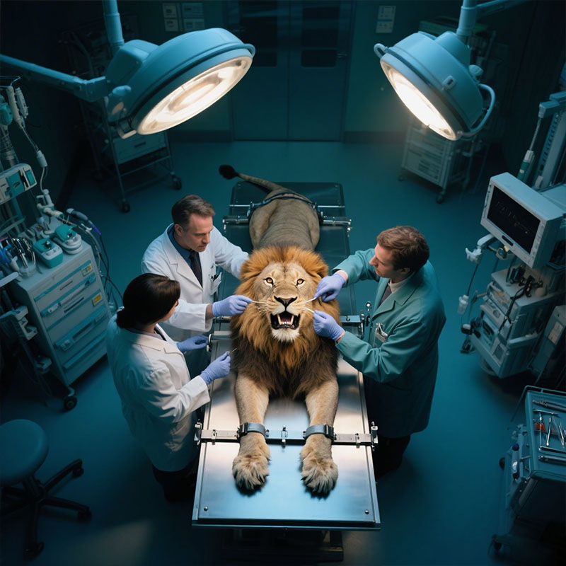 Aeolus’ maßgeschneiderte Löwen-ICU-Lösungen für die tierärztliche Intensivpflege im Zoo 04