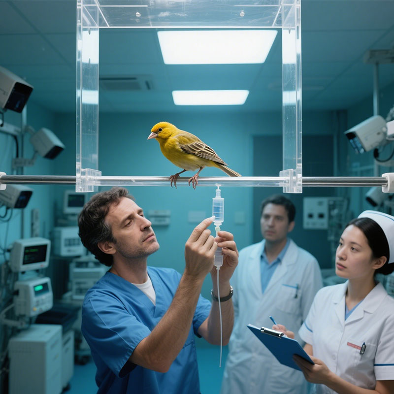 Avian ICU Innovation – Vogelintensivstation für spezialisierte Papageienpflege05